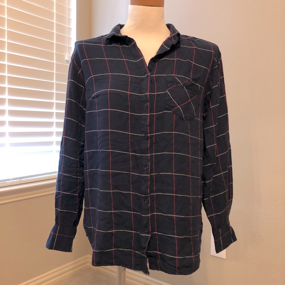 A New Day size medium plaid shirt